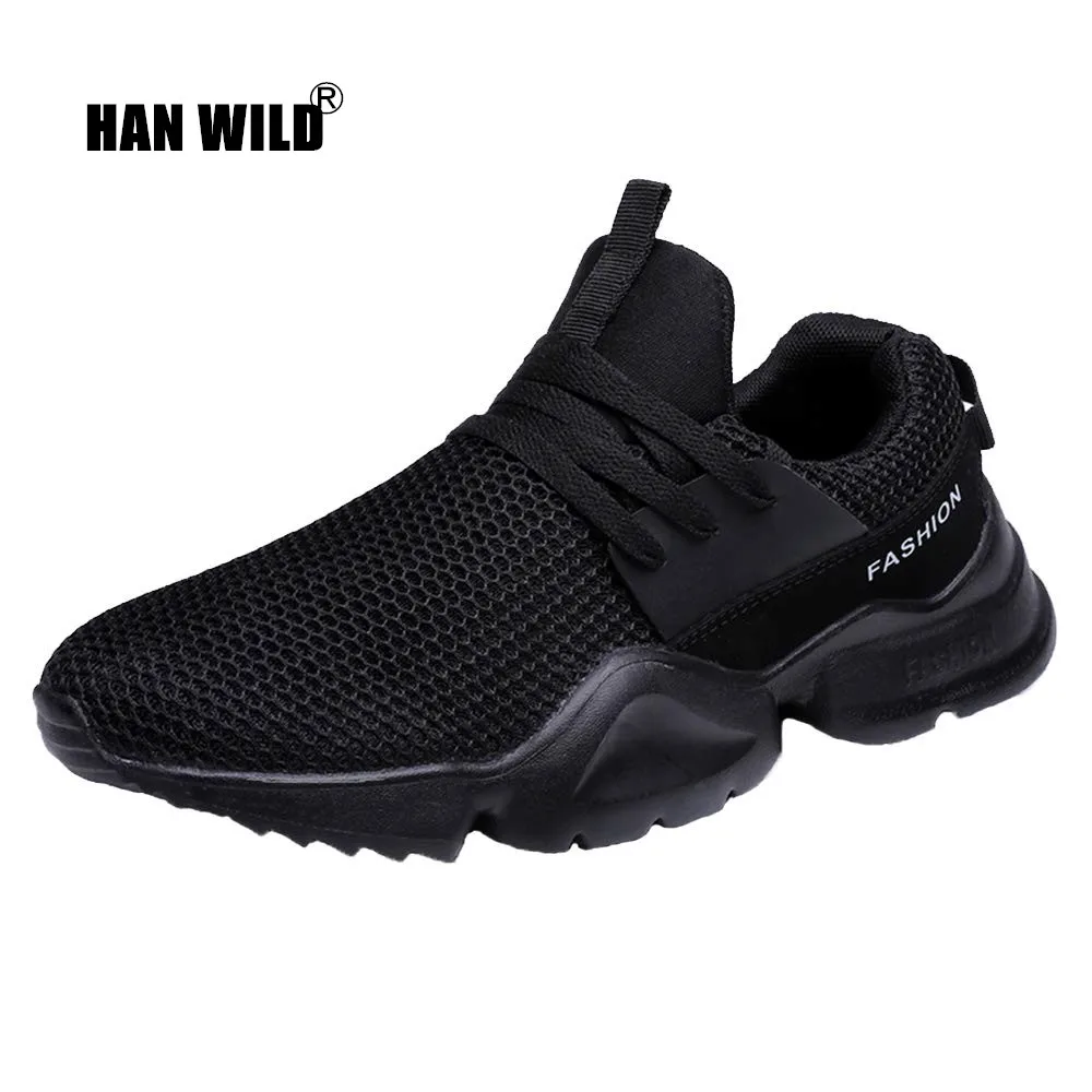 Хан WILD 2019 удобные мужские кроссовки Весна Открытый Спортивная обувь для бега мужской вязать легкий дышащий материал спортивные, для