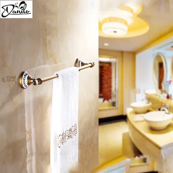 

New Free shipping Antique Towel Bar Brass Wall Mounted Bathroom Towel Holder Single 22.44" Towel Rack/Bathroom Accessories