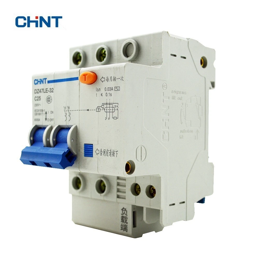 CHINT Earth Leakage Circuit Breaker DZ47LE32 2P C25