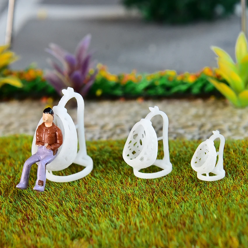 Cute Mini Chair Ornament plastic Model Miniatures Ornaments Craft Photo Props Home Garden Decoration Kids Toy Gift | Дом и сад
