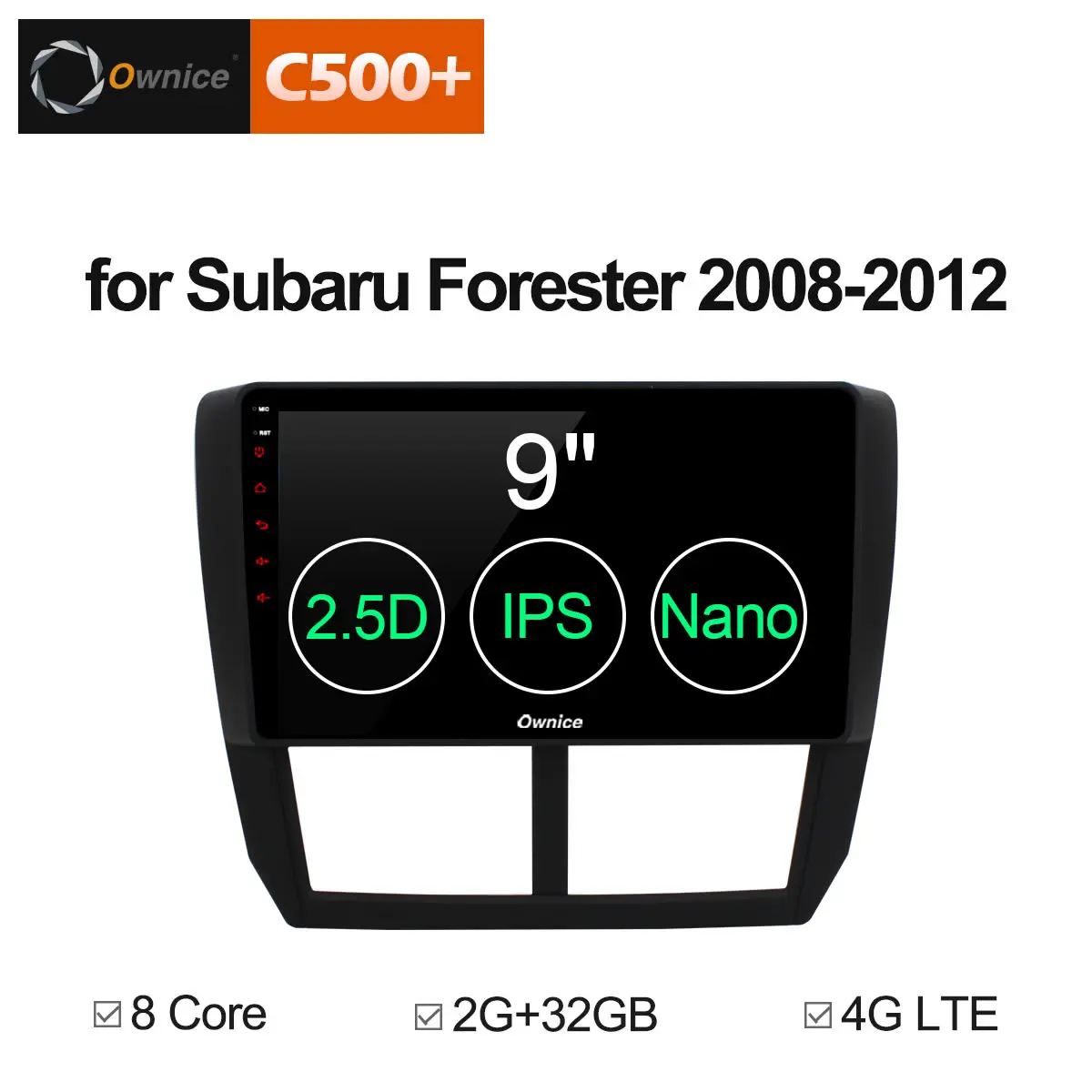

Ownice C500+ G10 Android 8.1 8 Core Car DVD player GPS navi radio Stereo For Subaru Forester 2008 - 2012 Autoradio headunit 32G