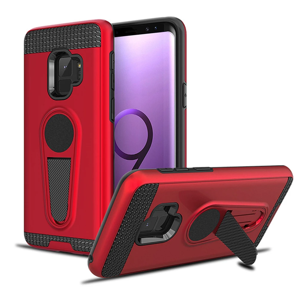 

Heavy Duty Kickstand Magnet Armor Case For Samsung Galaxy S8 S9 A8 Plus J2 Pro 2018 Note 8 9 J5 J7 Prime Hybrid Cover S7 edge