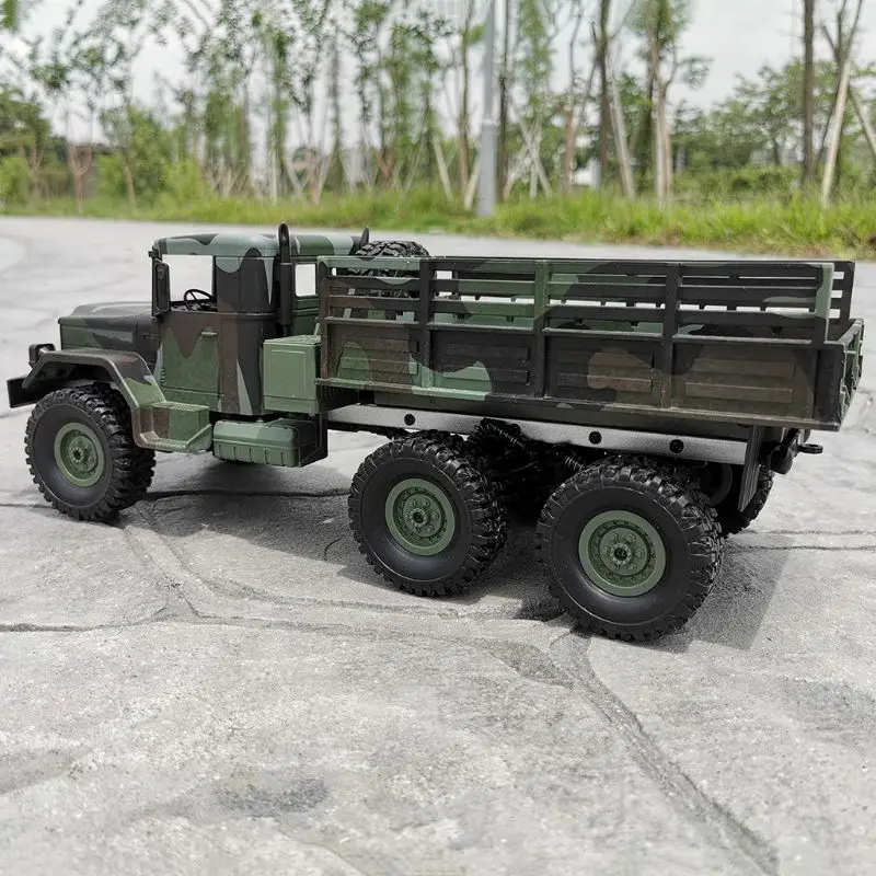 MN-77 2,4G 1:16 4WD внедорожный военный грузовик RC автомобиль светодиодный RTR металлические c-образные балки четыре колеса