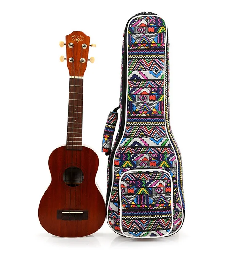 

High Quality 21 inch soprano concert Padded Ukulele Bags Ukulele Soft Gig Bags Small Guitar Cases