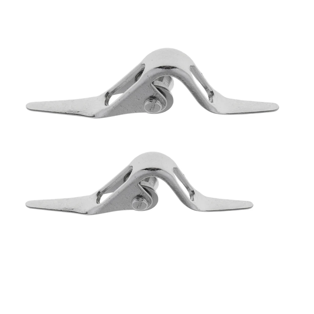 Stainless Steel Big Foot Roller Guides Ball-Bearing Roller Guides for Boat Trolling Fishing S/M Sizes
