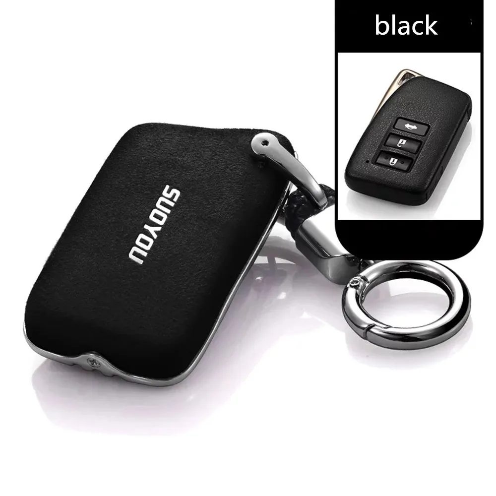 

Car Remote Flip Key Fob Shell Cover Case Genuine Leather For Lexus ES350 IS250 GS350 GS450h RC350 NX200T NX300h LX570