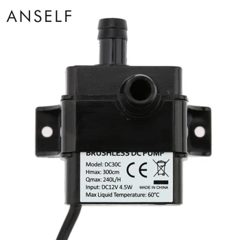

Anself Ultra-quiet Mini Oil Water Pump DC12V 4.5W Micro Brushless Waterproof DC Pump Submersible Fountain Aquarium Circulating