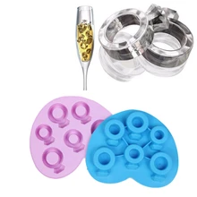 Горячий летний поддон для льда в форме кольца с бриллиантом лоток для льда стиль форма для Замораживания мороженого