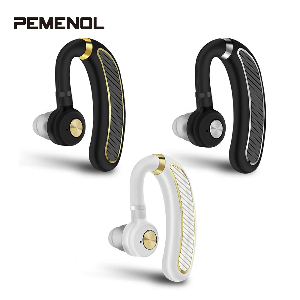K21 Bluetooth наушники Беспроводной гарнитура спортивные с микрофоном ушной крючок