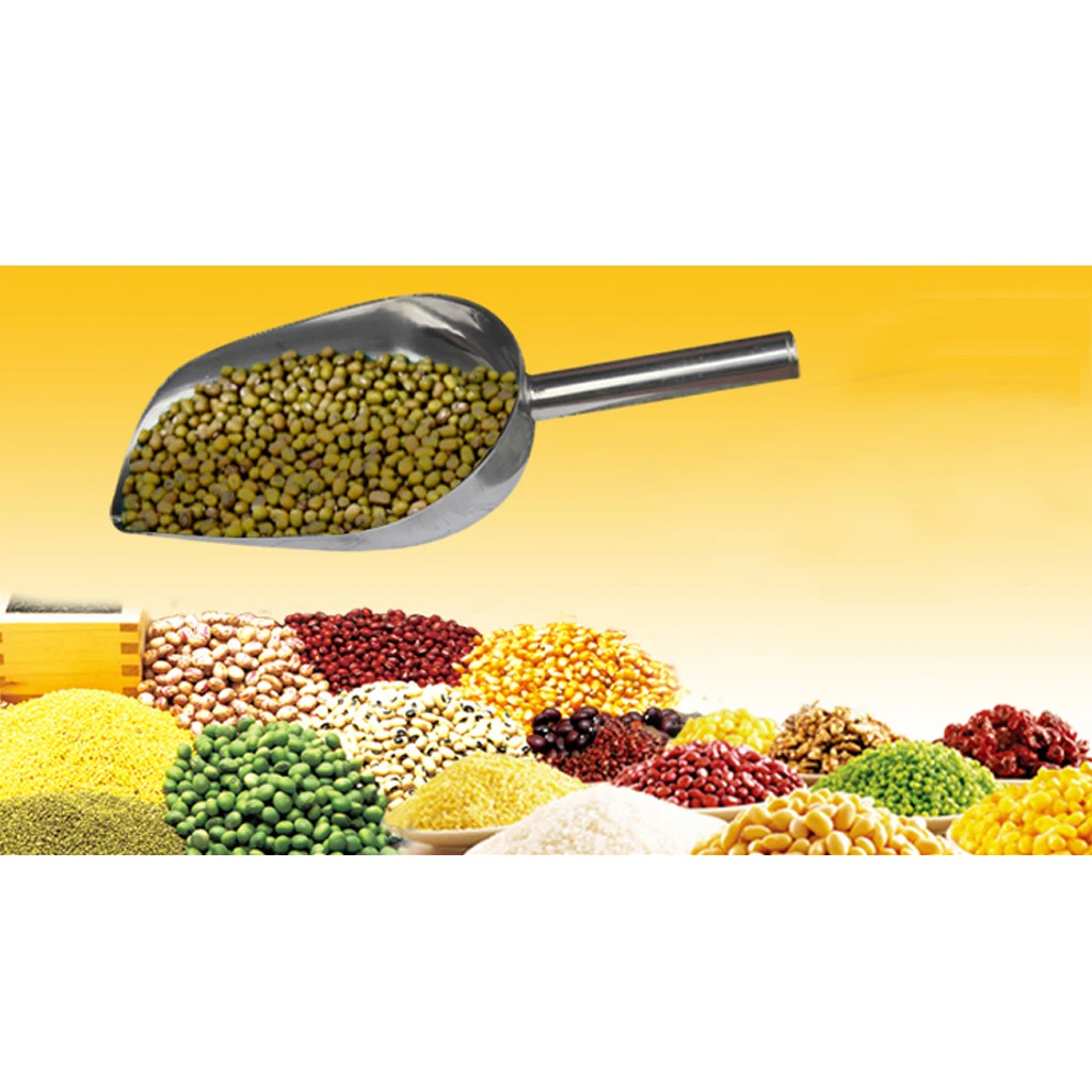 Stainless Steel Ice Shovel Scraper Food Buffet Candy Scoops Shops Tools 10'  Stainless Ice Scoop Shovel Tea Scoops