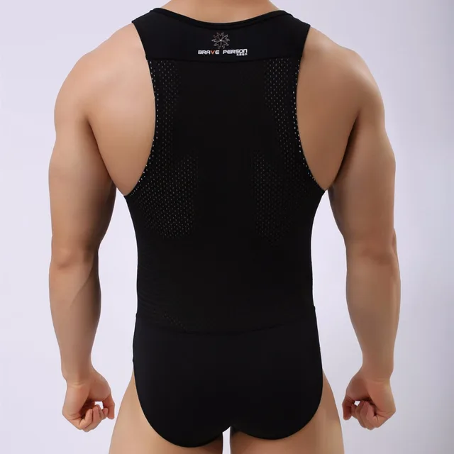 Gay Men Bikini One Piece Swimsuit Singlet (4 Colors) Queerks™