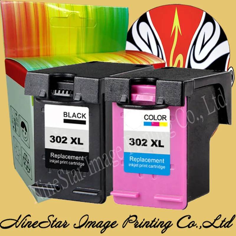 For HP ENVY 4520 4521 4522 4523 4524 Printer Ink Cartridge 302 302XL