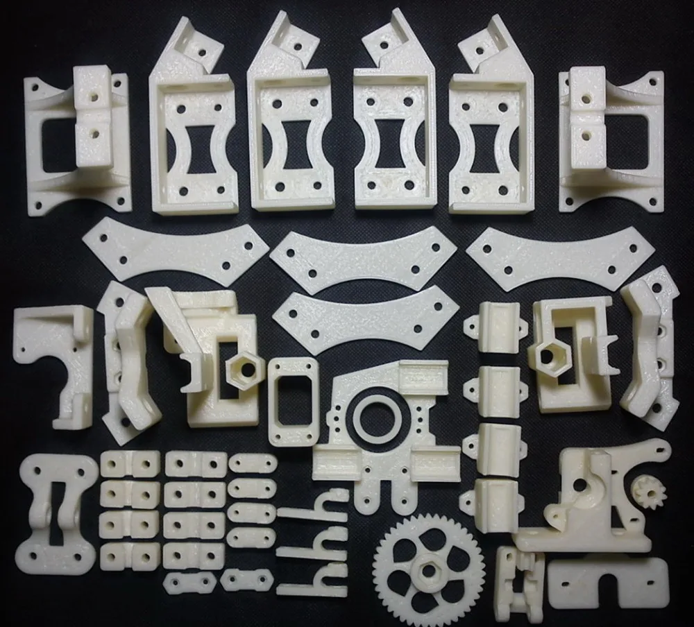 Reprap Mendelmax 1 0 3D Printer ABS Plastic Parts KIT Free Shipping