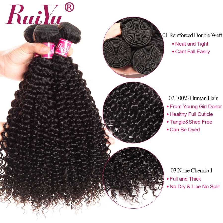 Kinky Curly Bundles With Closure 4*4 Lace Closure With Bundles Human Hair Weave RUIYU Non Remy Peruvian Hair Bundles 4 Pcs/Lot Kinky Curly Bundles With Closure 4*4 Lace Closure With Bundles Human Hair Weave RUIYU Non Remy Peruvian Hair Bundles 4 Pcs/Lot