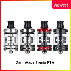 Новый DamnVape электронная сигарета Fresia MTL RTA 22 мм 2 мл/3,5 2-мл танк-атомайзер трубка в трубке АФК система строгими легких Vape испаритель RTA