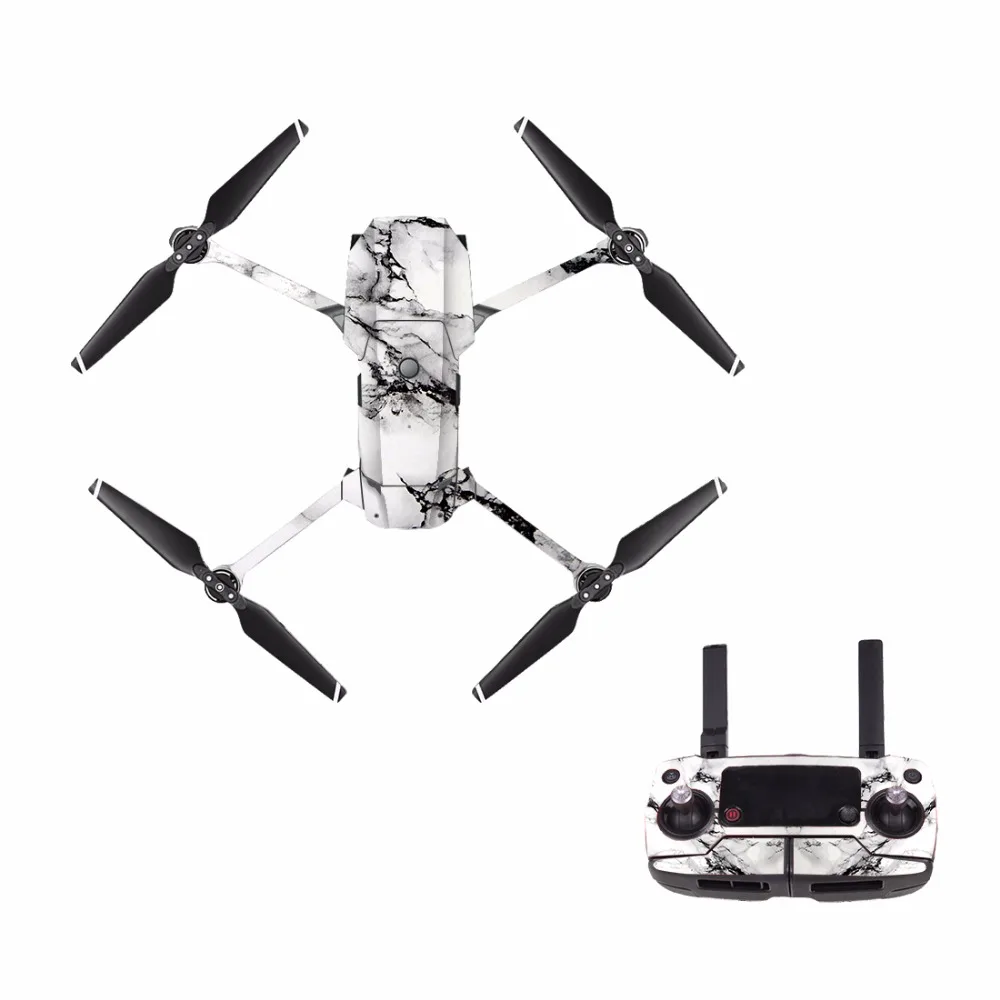 

[M0088] crackle for DJI Mavic Pro Decal Skin Sticker Drone Body + Remote Controller + 3 Battery Protection Film Cover