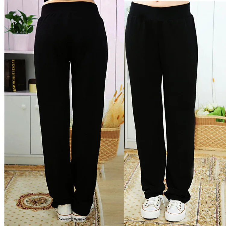 

Women Autumn New Arrival Brand Elastic Loose High Waist Pants Casual Female Pure Color Long Trousers Super Large Size XL-4XL