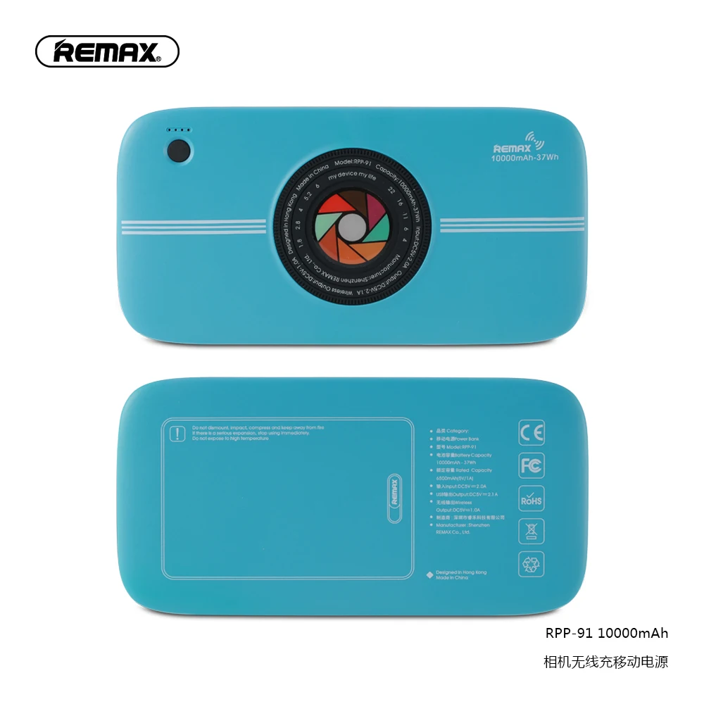 Remax 10000mAh Camera QI Wireless Charger Dual USB Power Bank For iPhone Samsung Powerbank USB Charger Wireless External Battery Remax 10000mAh Camera QI Wireless Charger Dual USB Power Bank For iPhone Samsung Powerbank USB Charger Wireless External Battery