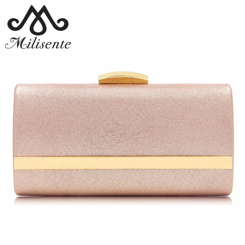 

Milisente New Female Clutch Solid Luxury Simple Design Women Handmade Bag Ladies Evening Bags Girls Party Phone Key Casual Bag