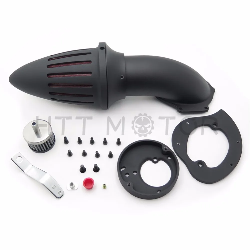 Aftermarket мотоциклетные части Воздухоочиститель Впускной комплект фильтр для Honda VTX1300 VTX 1300 1986-2012 черный