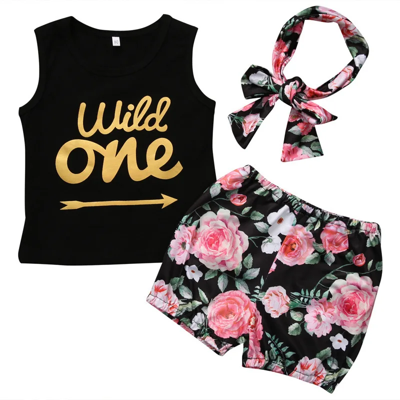 

baby girl set christmas outfit baby summer fashion newborn girl thanksgiving cotton sleeveless floral print o-neck clothing