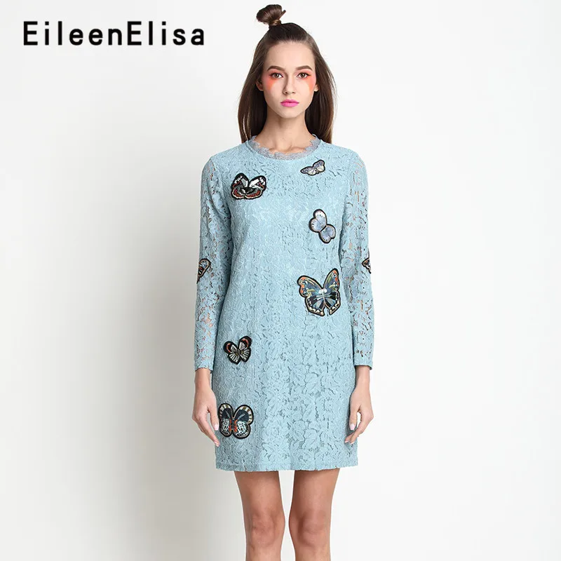 Blue Dresses | Navy Dresses | PrettyLittleThing USA Light blue lace dress long sleeve walmart macy's