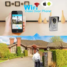 IP Video Door Phone with IOS / Android smartphone Intercom Home Security Video Intercom with Camera Motion Sensor Night Vision