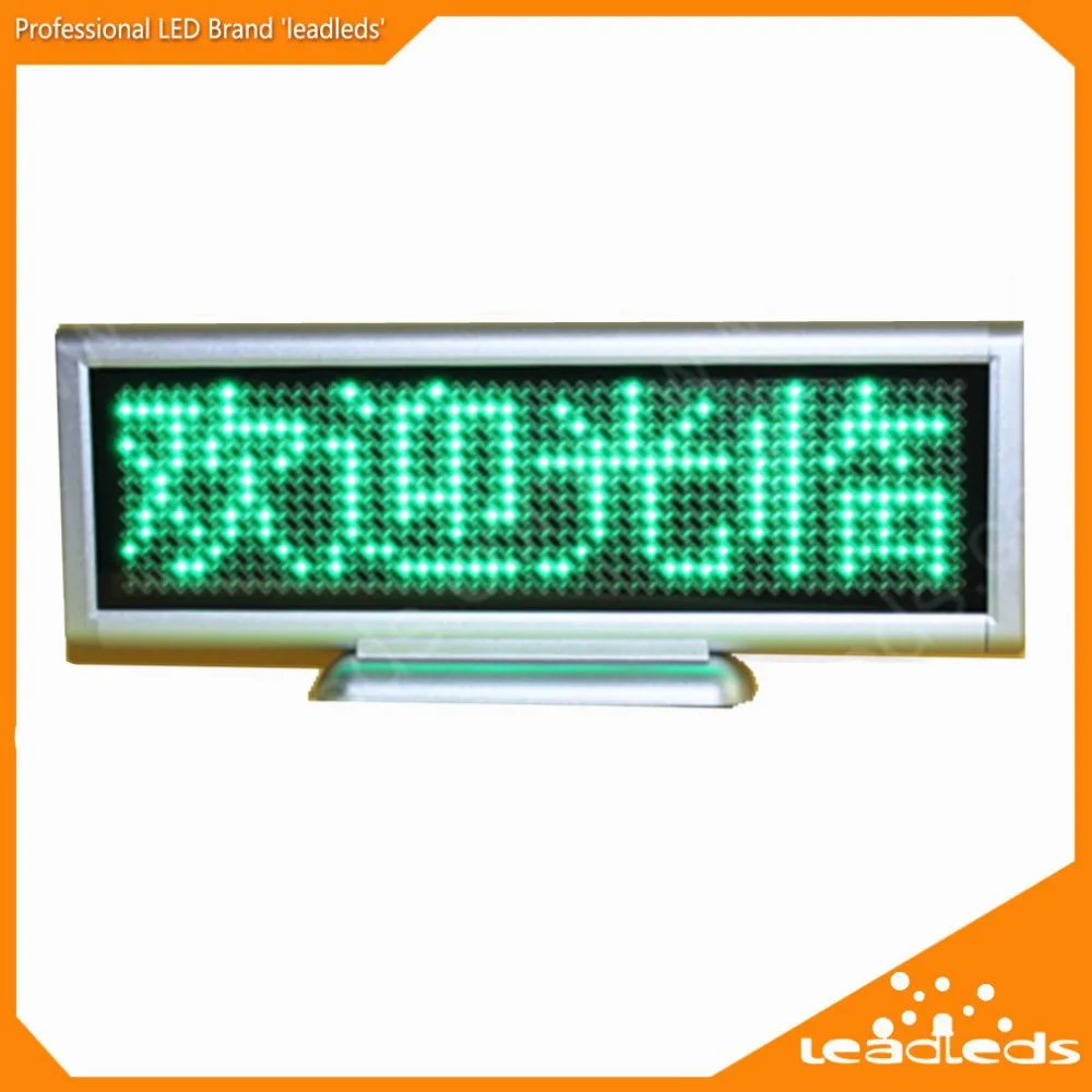 

Green LED desktop screen desktop screen scroll on-board electronic display signs in both English and Chinese special offer
