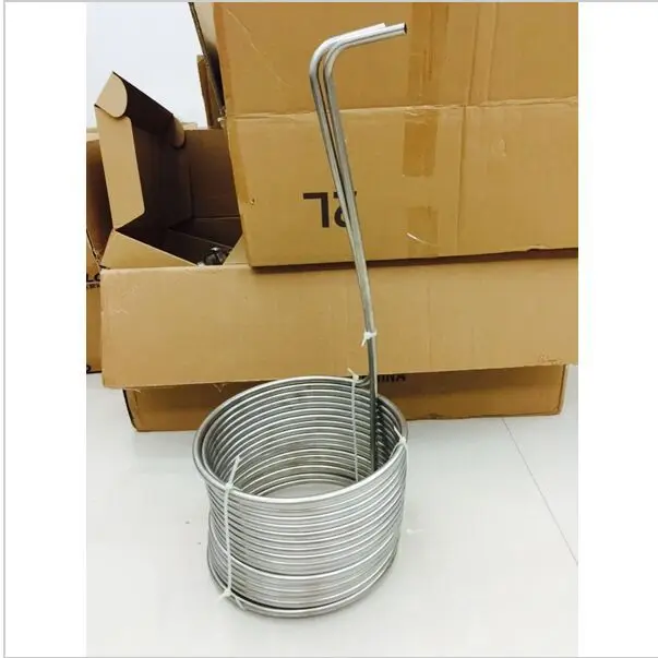 

Super Efficient 3/8" x 50' food grade 304 stainless steel Wort Chiller beer cooling coil or malt juice cooler for homebrew