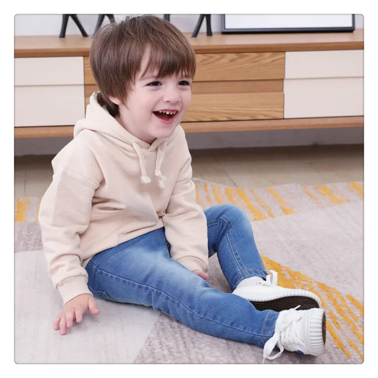 1-6 y children baby boy denim jeans winter pants velvet thick warm trousers toddler jeans for boys elastic waist kids clothes (7)