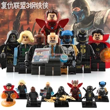 DR. TONG 80 шт./лот Marvel Супер Герои ЖЕЛЕЗНЫЙ ЧЕЛОВЕК Доктор Стрэндж Черная Вдова строительные блоки кирпичи подарок игрушки для детей X0215