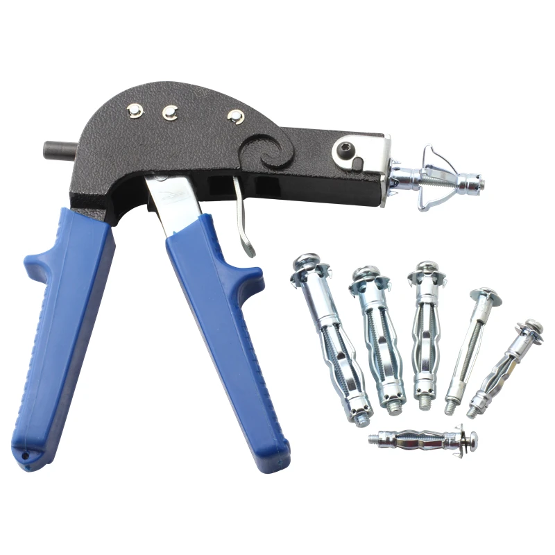 

50PCS M4 M5 M6 M8 Hollow Wall anchor and 1PCS Hollow Wall Tool Metal Cavity Plasterboard Plug Fixing Screw