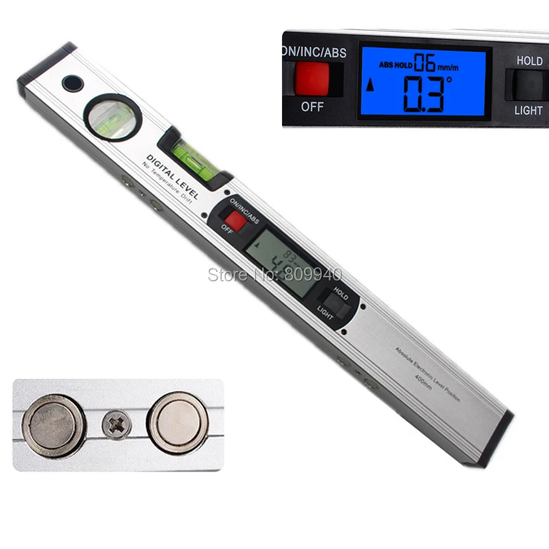 Digital Angle Finder Spirit Level Digital Level 360 Degree Range Angle