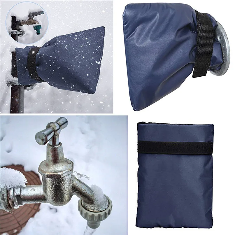 1 Pcs Outdoor Faucet Covers Faucet Freeze Protection Outdoor Faucet Socks Winter faucet antifreeze protection cover #2f21 (12)