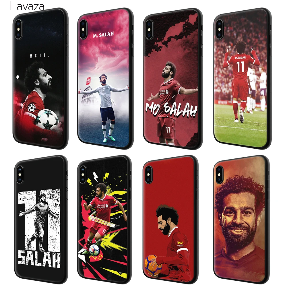 

Lavaza Mohamed Salah design Soft Silicone Case Cover for Apple iPhone 6 6S 7 8 Plus 5 5S SE X XS MAX XR TPU Cases