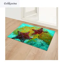 По всему миру, морского дна StarFish коврик водопоглощение коврик для ванной Tapete Banheiro ковер для нескользящий, для туалета Alfombra Bano