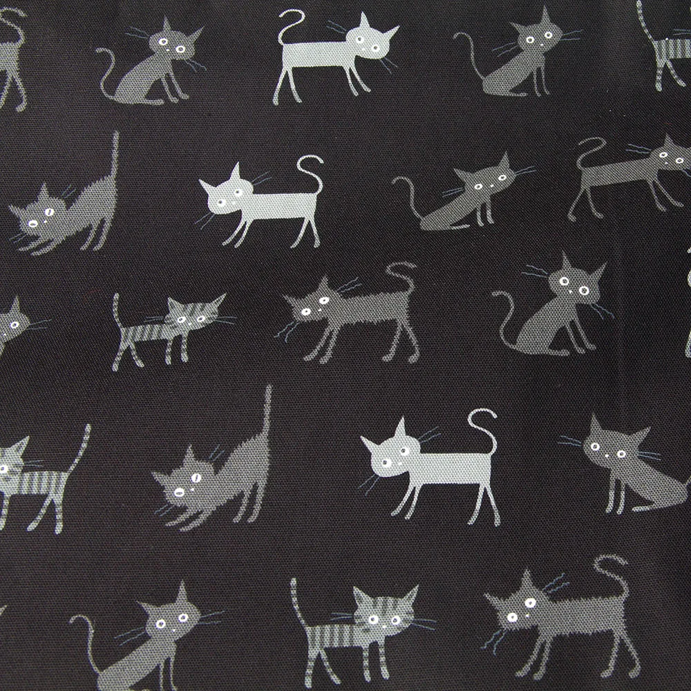

50cm*110cm Japanese Oxford Cotton Fabric Sewing Quilting Fabrics for Patchwork DIY Handmade Accessorie Cocoland Cat C