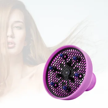 

Universal Collapsible Silicone Hair Dryer Blower Diffuser for Home Salon Hairdressing Styling Tool Pink