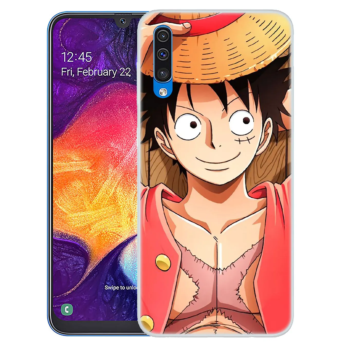 Милый цельный жесткий чехол для телефона Lavaza Luffy Samsung Galaxy A20E M40 M30 M20 M10 A10 A20 A30 A40 A50 A60
