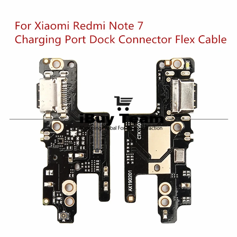 Для Xiaomi Redmi Note 7 зарядный порт док разъем гибкий кабель станция зарядное