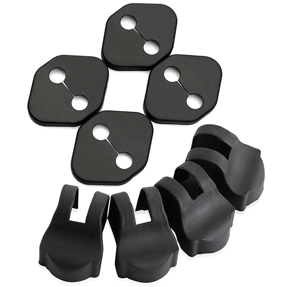 

8pcs Car Door Lock Buckle Door Holder Door Lock Protective Cover car sticker For Suzuki Vitara accessories 2015 2016