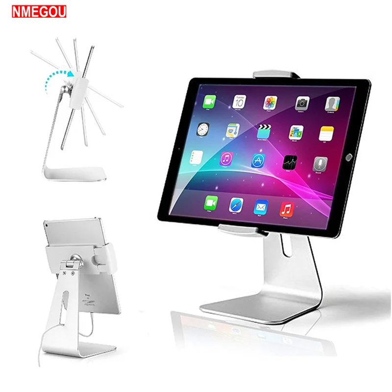 7-13 дюймов алюминиевый рабочий стол Подставка для планшета для Apple Ipad Mini 1 2 3 4 5 iPad Pro 9,7 дюймов 2018 10,5 12,9 11 дюймов 2019 чехол
