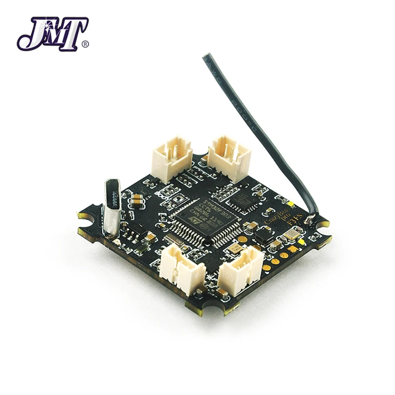 JMT Crazybee F3 Pro Контроллер полета Mobula7 5A 1-2S совместимый, Flysky/Frsky DSM-X приемник для 2S бесщеточный крошечный Bwhoop