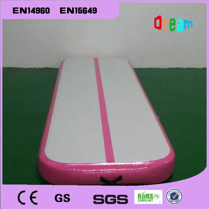 cheap Free Shipping Pink Color 3x1m Inflatable Air Tumble Track Gymnastics Mattress Gym Tumble Airtrack Floor Tumbling Air Track