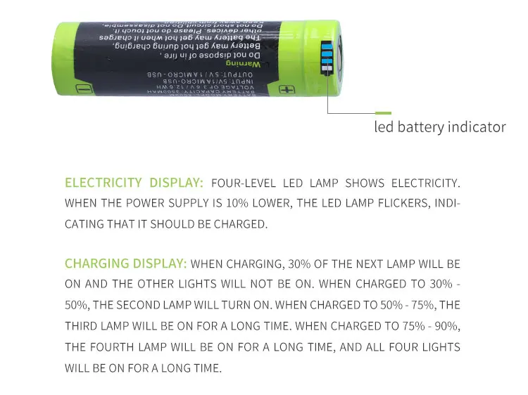 Boa Qulity 4 USB 18650 3.7V 3500mAh
