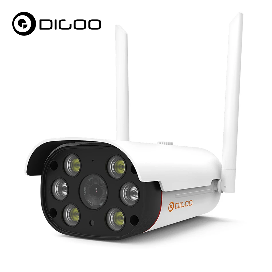 

DIGOO DG-W30 Bullet IP Camera 1080P Full Color Night Vision FHD Waterproof WIFI Smart Home Security Motion Detection