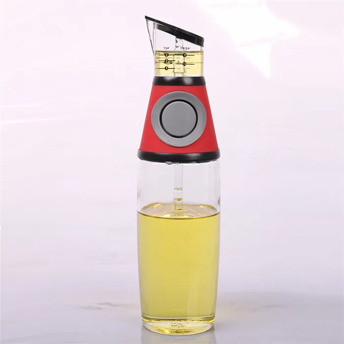 Творческий пресс тип количественная шкала масло бутылка, с уплотнителем, Герметичная Кружка горшок кухонные принадлежности LU11301716
