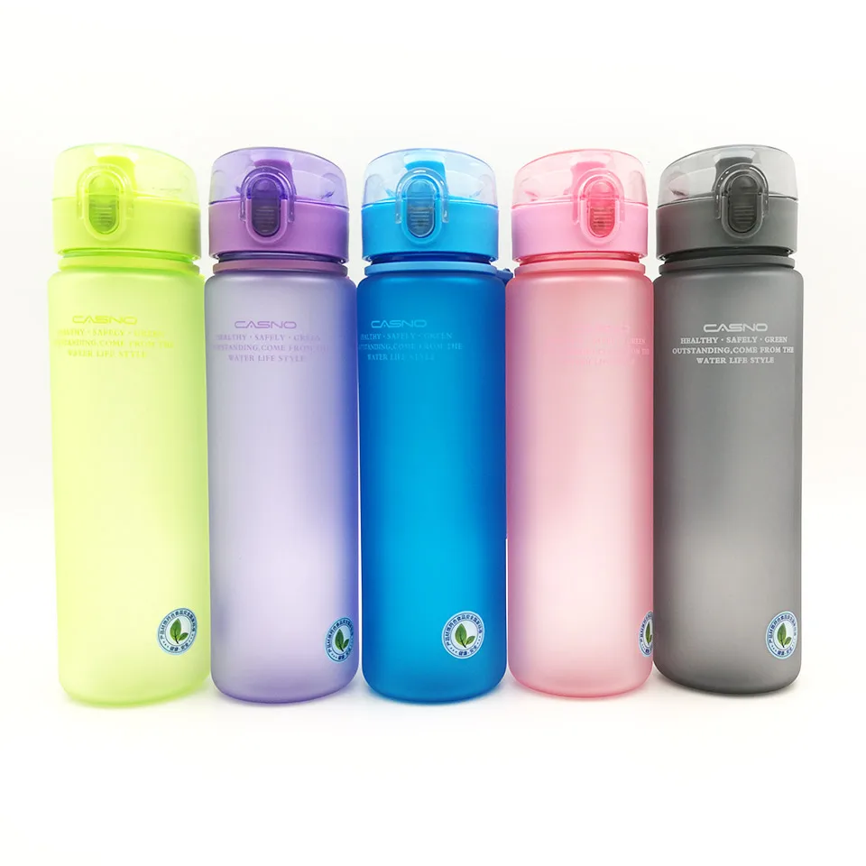 560ml Water Bottle Sport Portable Leak Proof Seal Tour Hiking Plastic My Bottle For Water Coffee Tea Drink Shaker Drinkware1