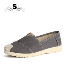 Парусиновая женская обувь; повседневные Эспадрильи с мягкой подошвой; модная удобная обувь; нескользящая повседневная обувь; легкая дышащая женская обувь