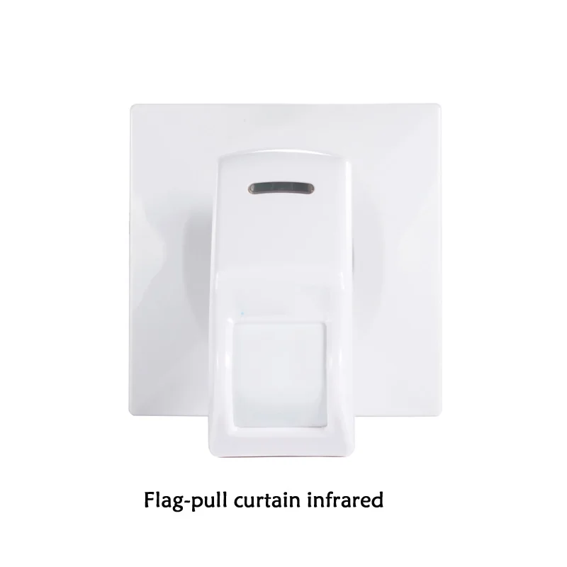 1 PCS Indoor wall mounted holder wire curtain PIR detector NC relay output 15degree infrared